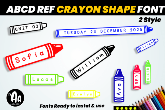 Abcd Ref Crayon Shape: A Playful Tool for Visual Storytelling