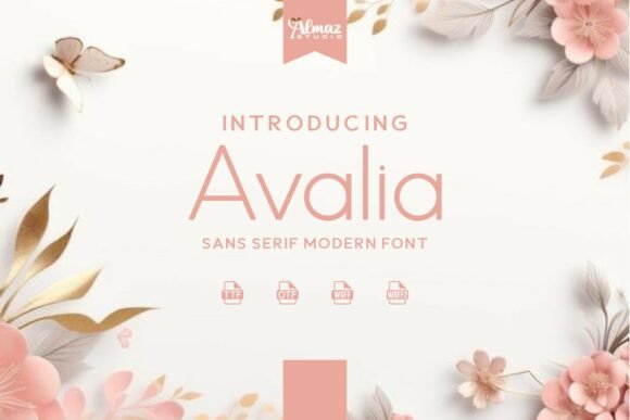Avalia: The Sans Serif Font for Elegant, Modern Design