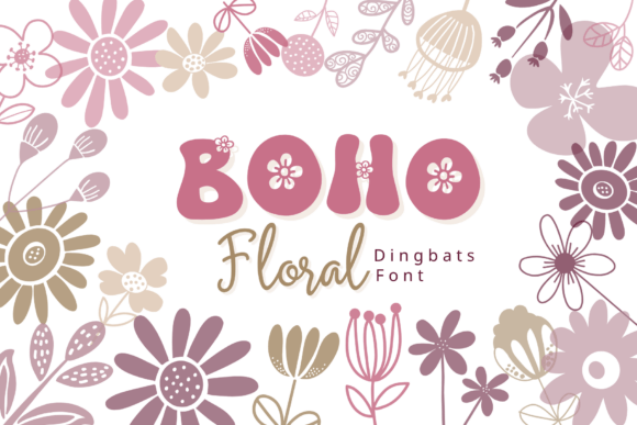 Boho Floral: A Designer's Guide to Whimsical Typography