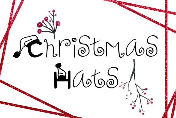 Christmas Hats: A Playful Font for Festive Design Projects