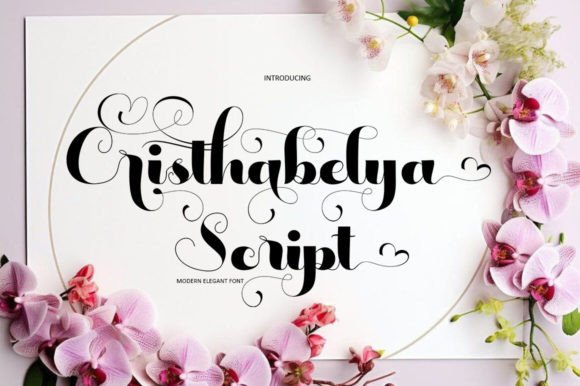 Cristhabelya: The Modern Script for Elegant Branding