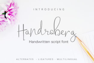 Handroberg: Elevate Your Design with Authentic Script Typography