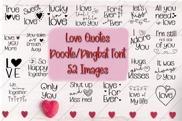 Love Quotes Font: A Design Asset for Visual Storytelling