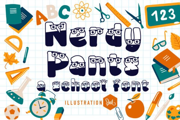 Nerdy Pants: A Playful Font for Creative Branding