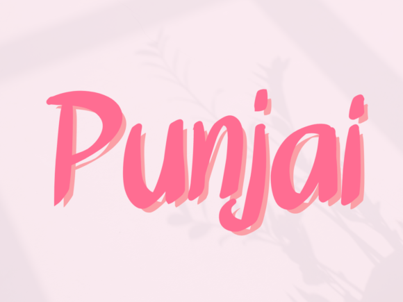 Punjai: The Handwritten Font for Joyful Design