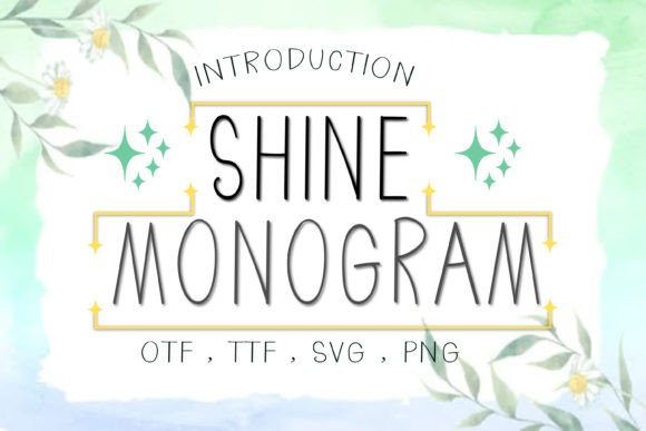 Shine Monogram: Elevate Your Designs with Vibrant Color