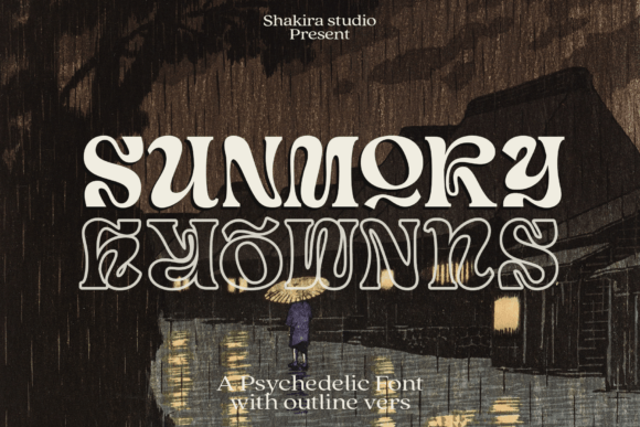 Sunmory: A Psychedelic Serif for Vibrant Visuals