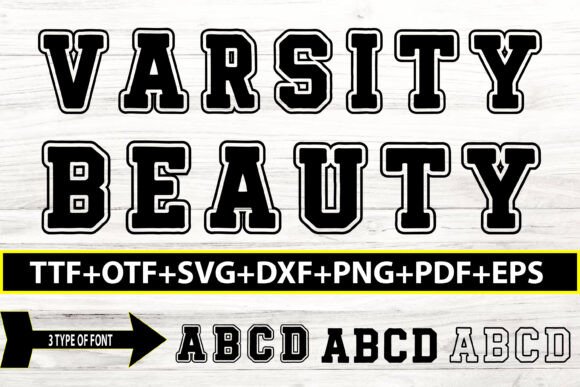 Varsity Beauty: A Vibrant Font for Modern Design