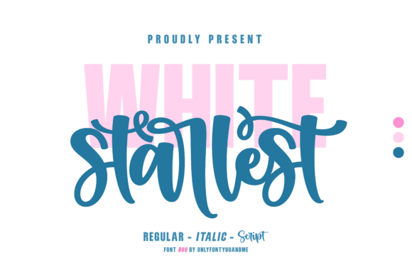 White Starlest: A Font Duo for Dynamic Branding