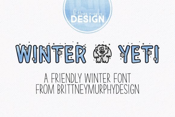 Winter Yeti: A Frosty Font for Seasonal Design